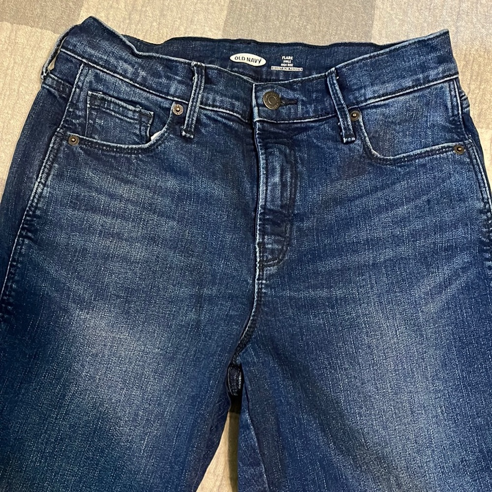 Old Navy Flare Ankle High Rise Jeans